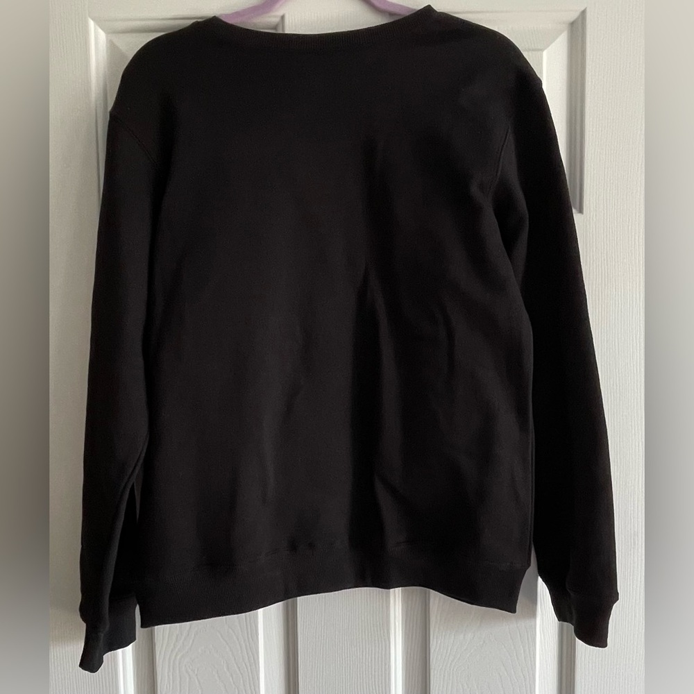 NWT THE BEATLES SGT PEPPER’s BAND Graphic Sweatshirt Black Oversized Size S - Picture 6 of 6